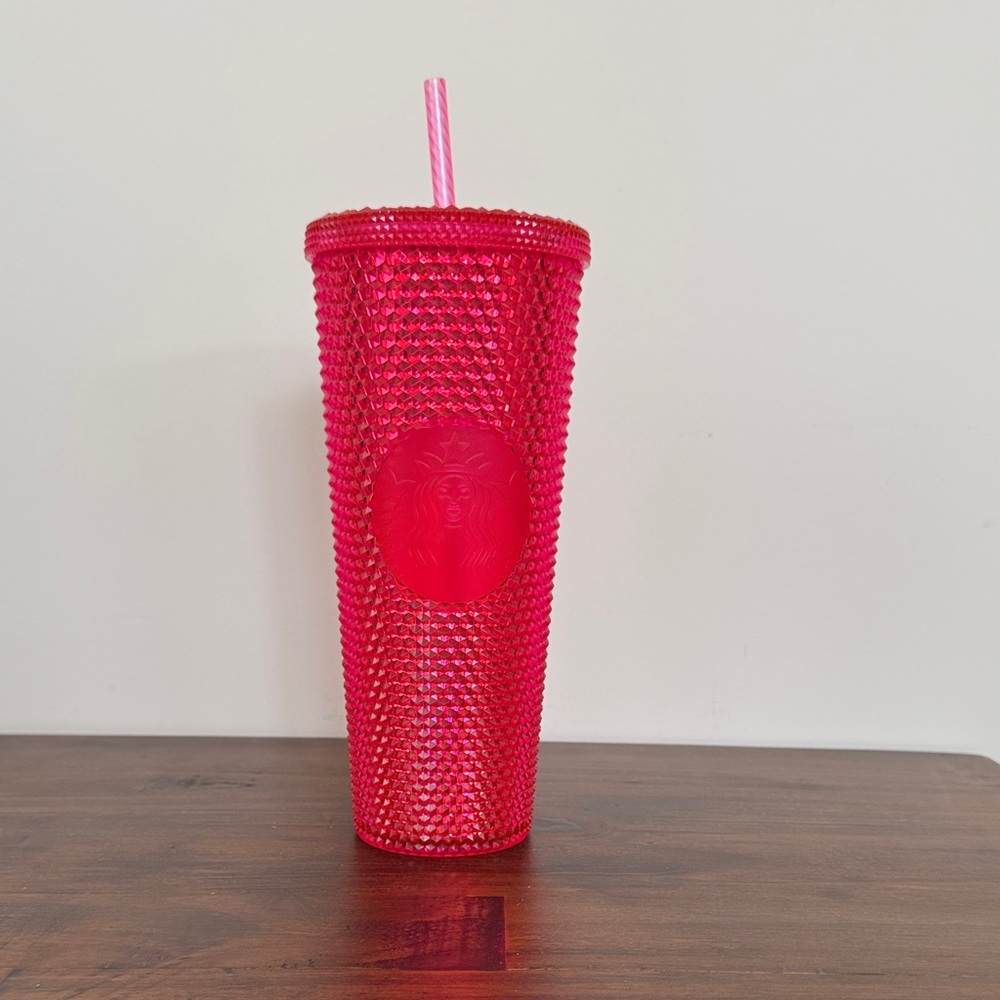 Starbucks Red Textured Tumbler